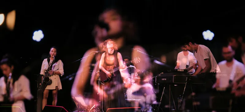 JER performing live at the Tranzac